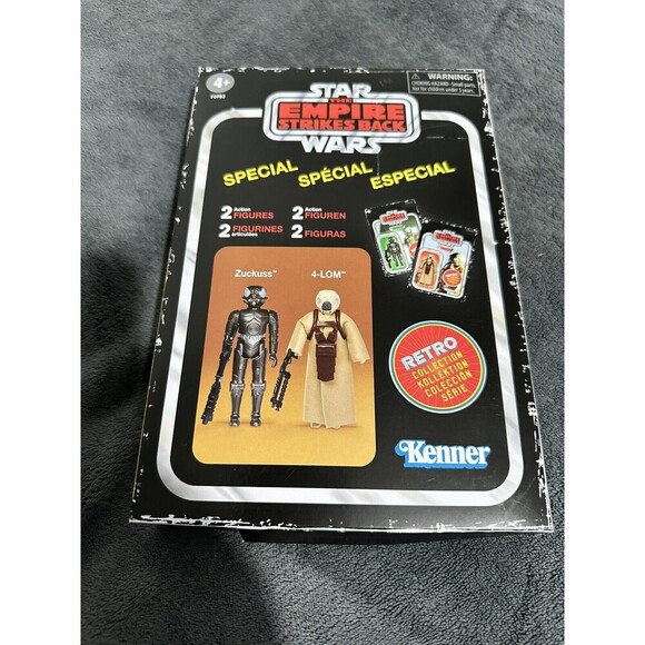 Star Wars Retro Collection zuckuss & 4-lom 3.75 Action Figures 2 Pack Sealed New - Picture 1 of 5